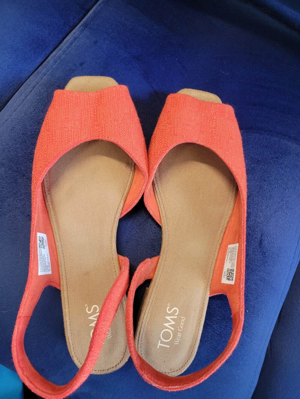 TOMS Coral Open-Toe Slingback Sandals